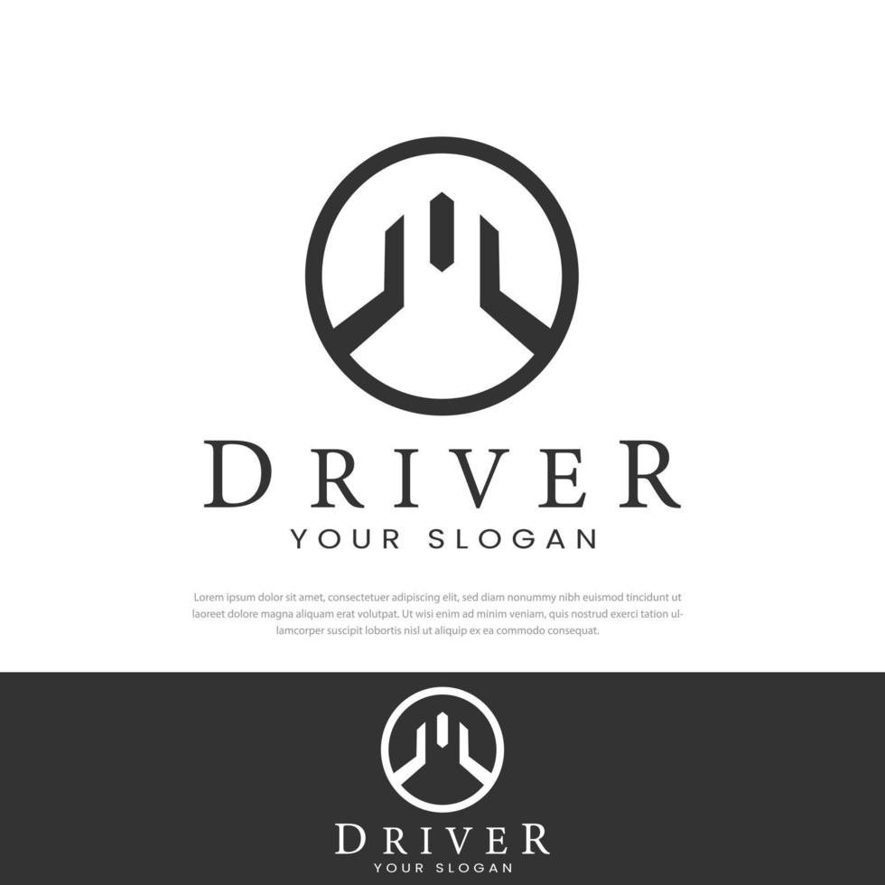 Driver service logo template vector illustration,Emblem, Concept Design, Creative Symbol, Icon