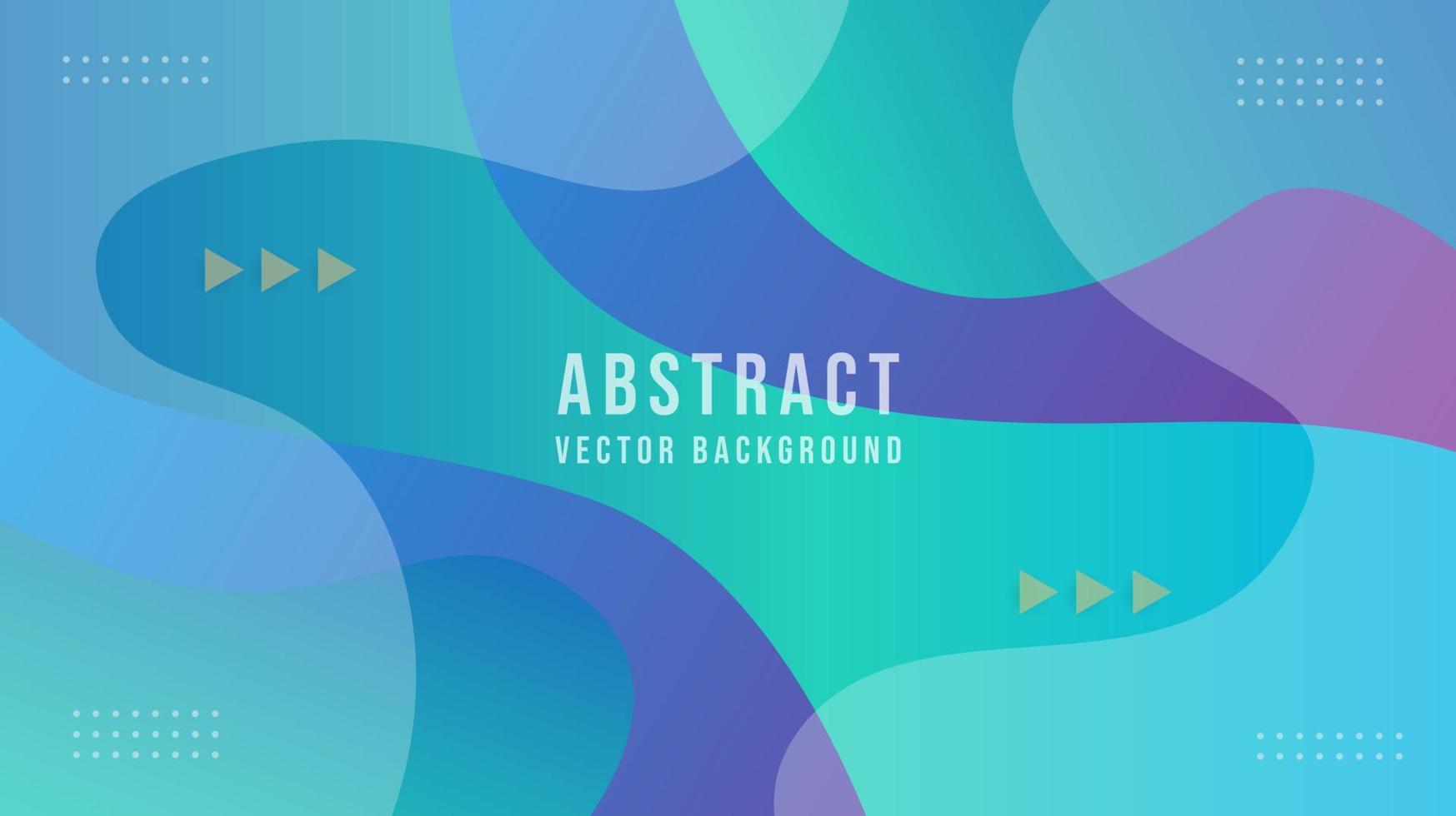 Modern abstract blue background with wave shapes vector