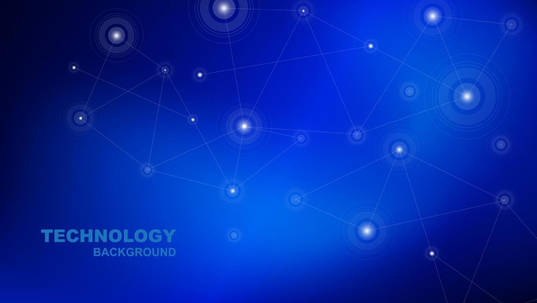 Digital technology background with line mesh vector