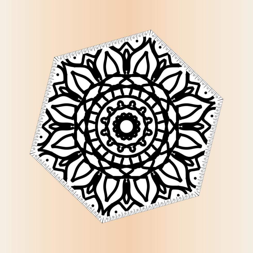 India Mandala Pattern Background vector