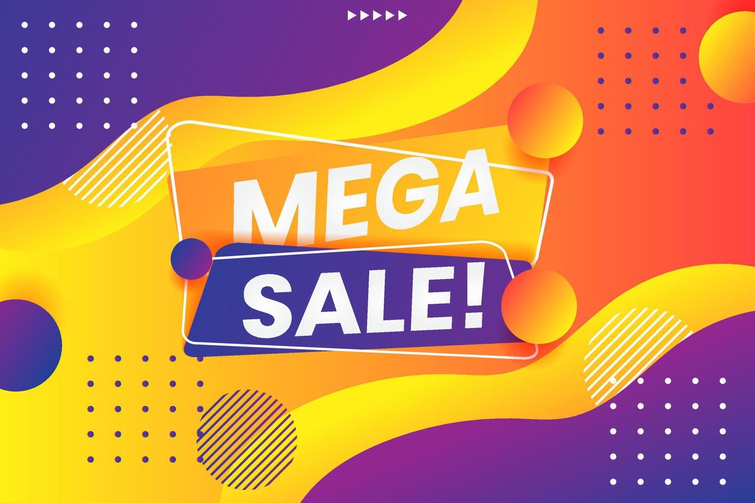 Sale banner template design vector
