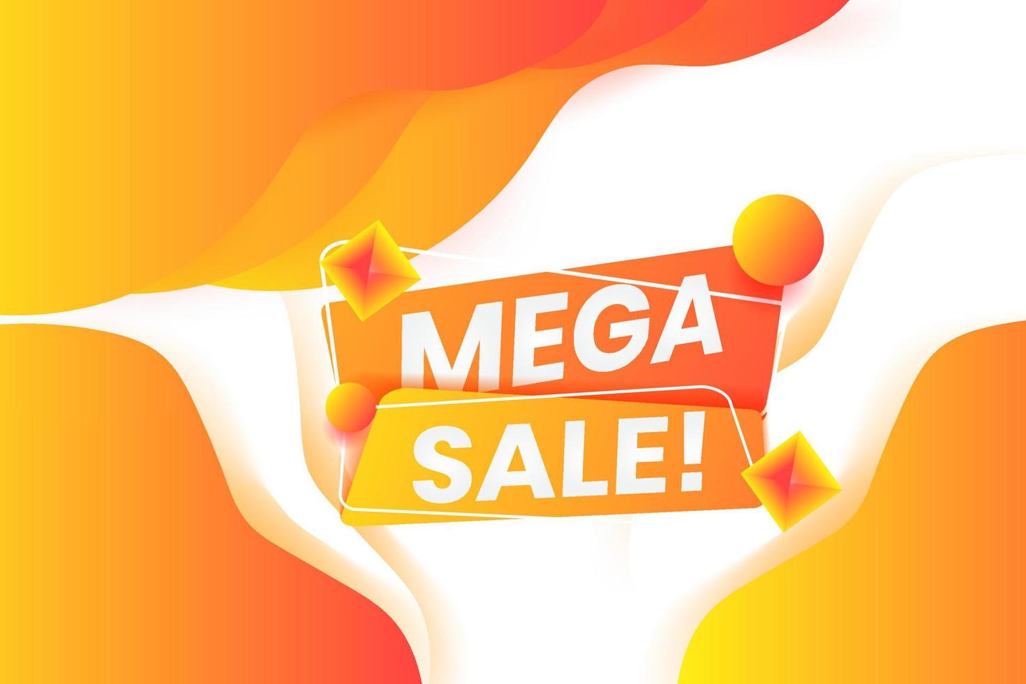 Sale banner template design vector