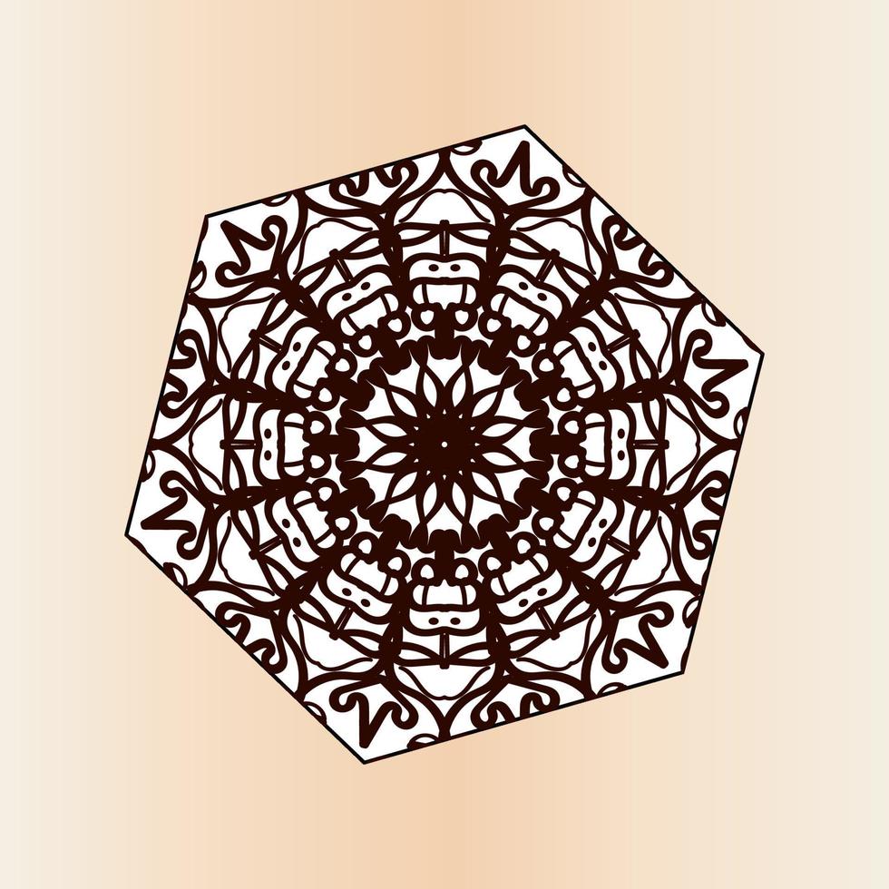 India Mandala Pattern Background vector
