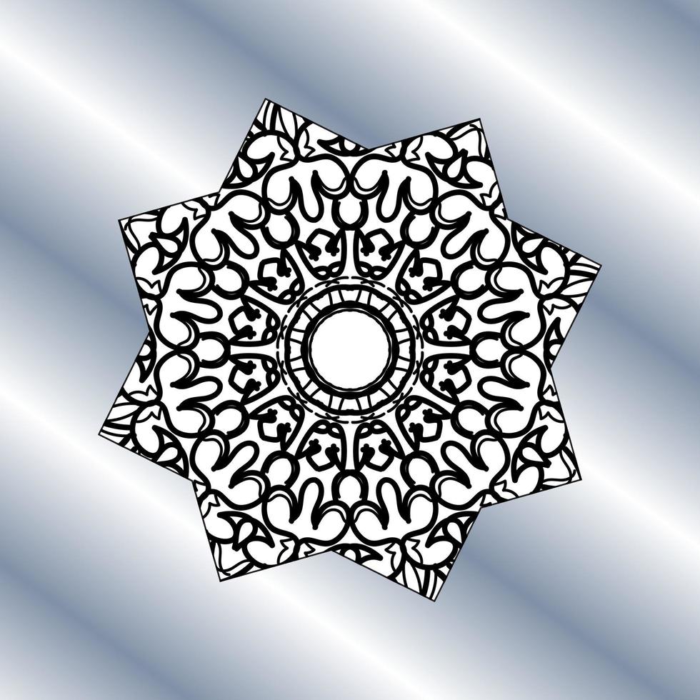 beautiful mandala in the stars. vector