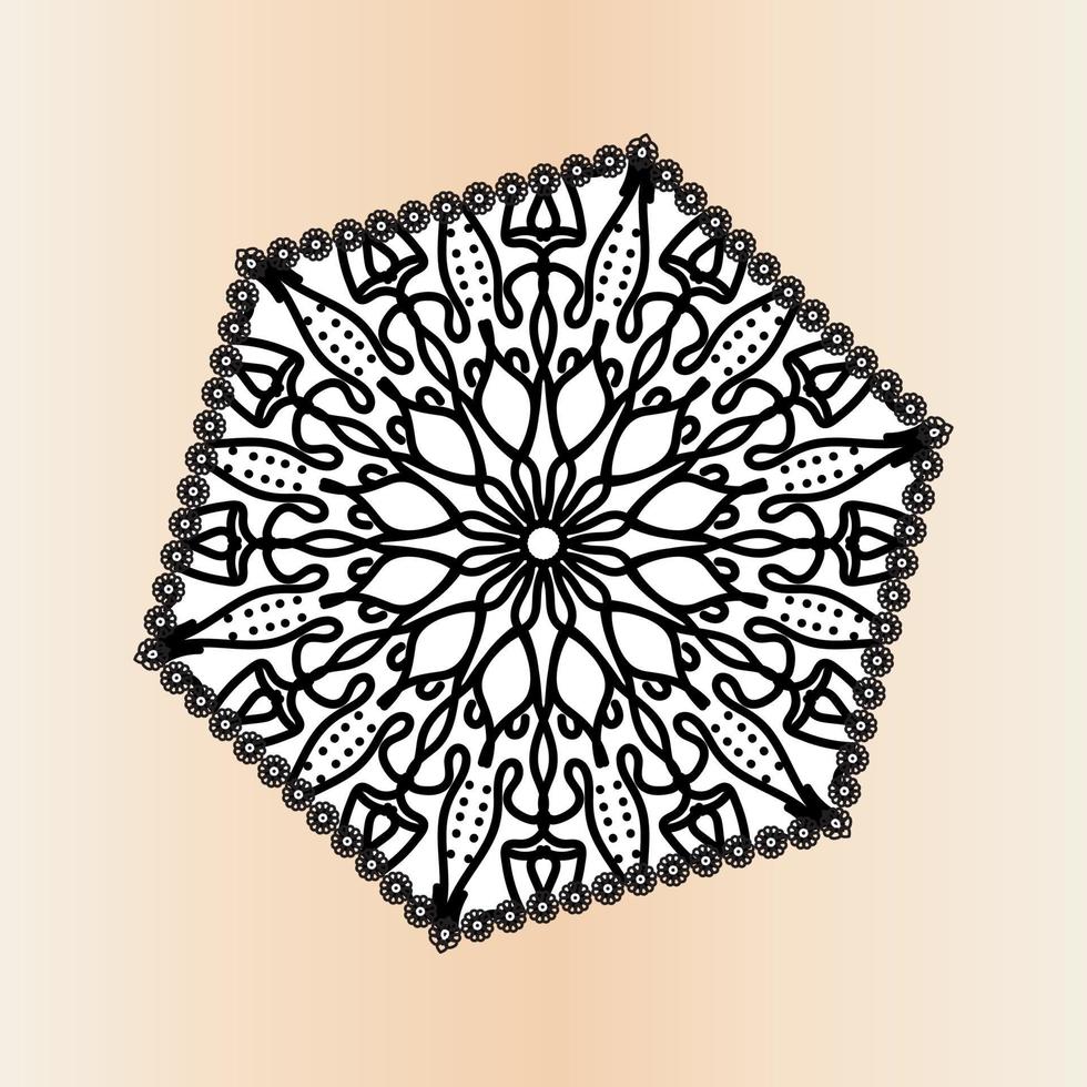 India Mandala Pattern Background vector