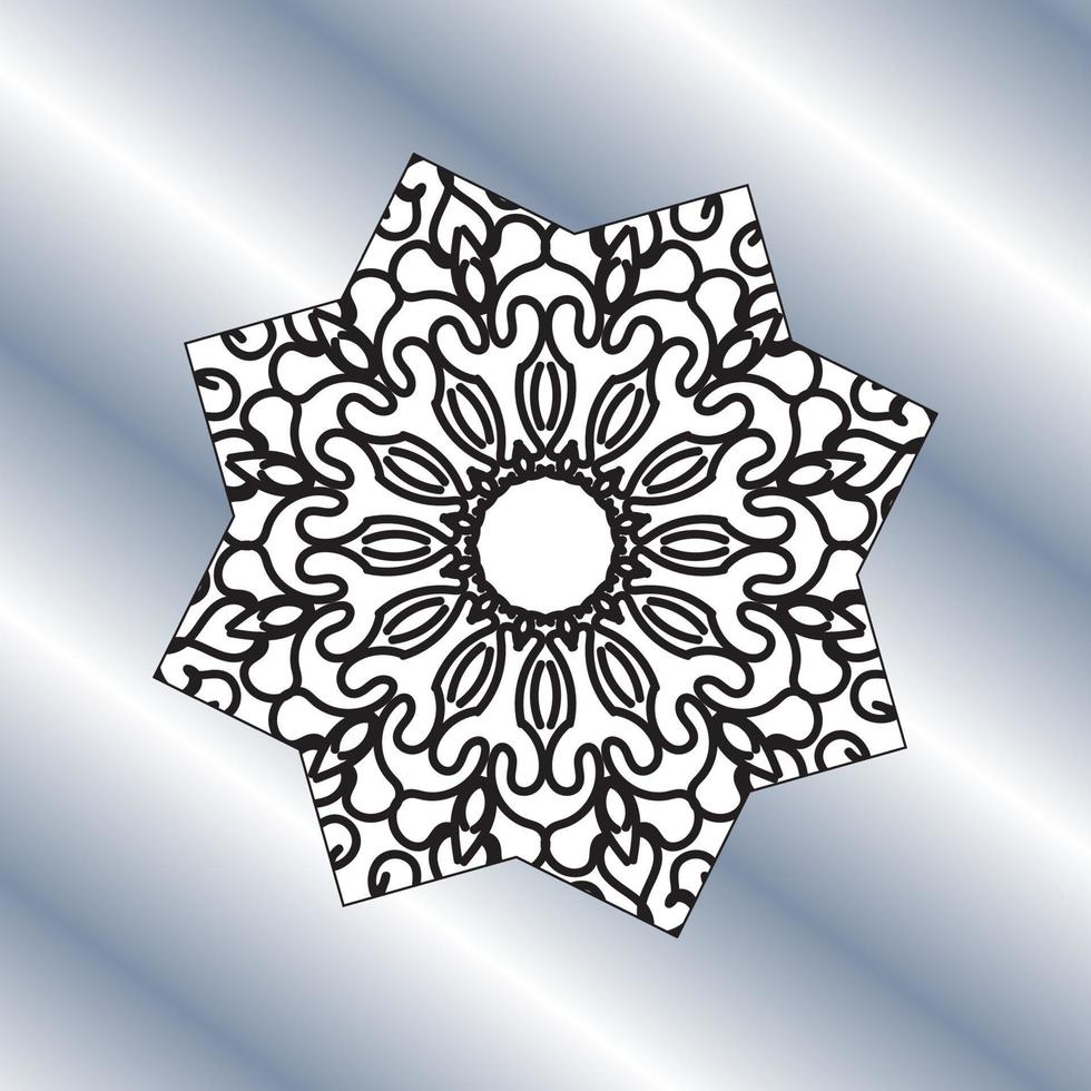 beautiful mandala in the stars. vector