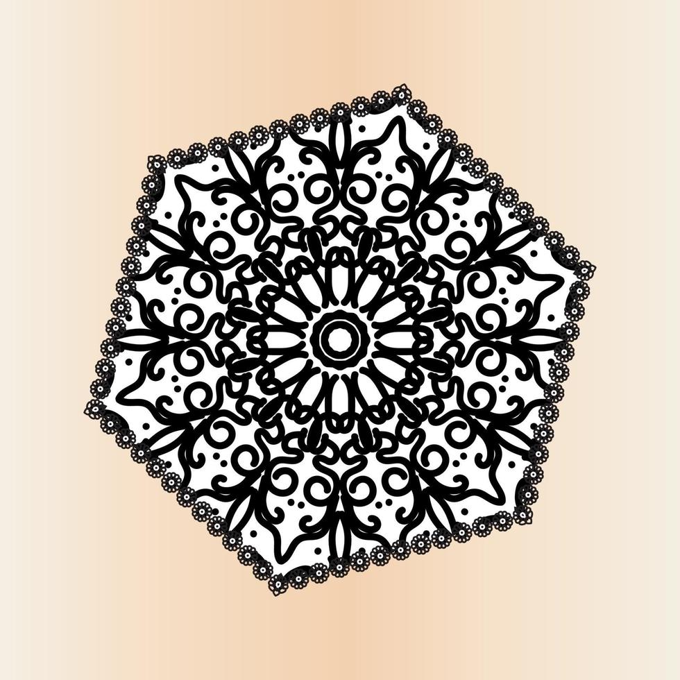 India Mandala Pattern Background vector