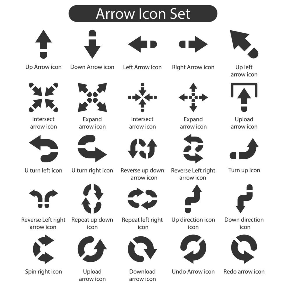 Arrow Icon Pack vector