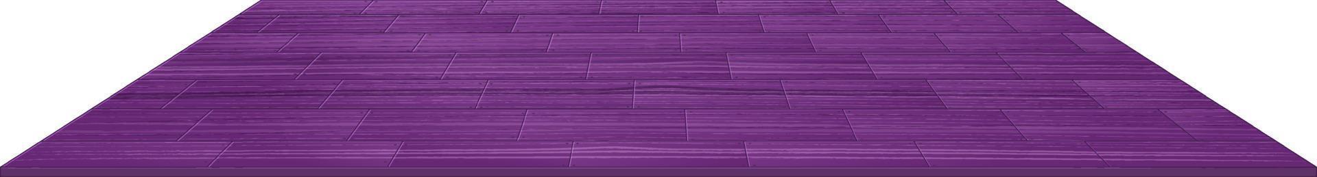 Purple wooden floor tiles isolated on white background vector