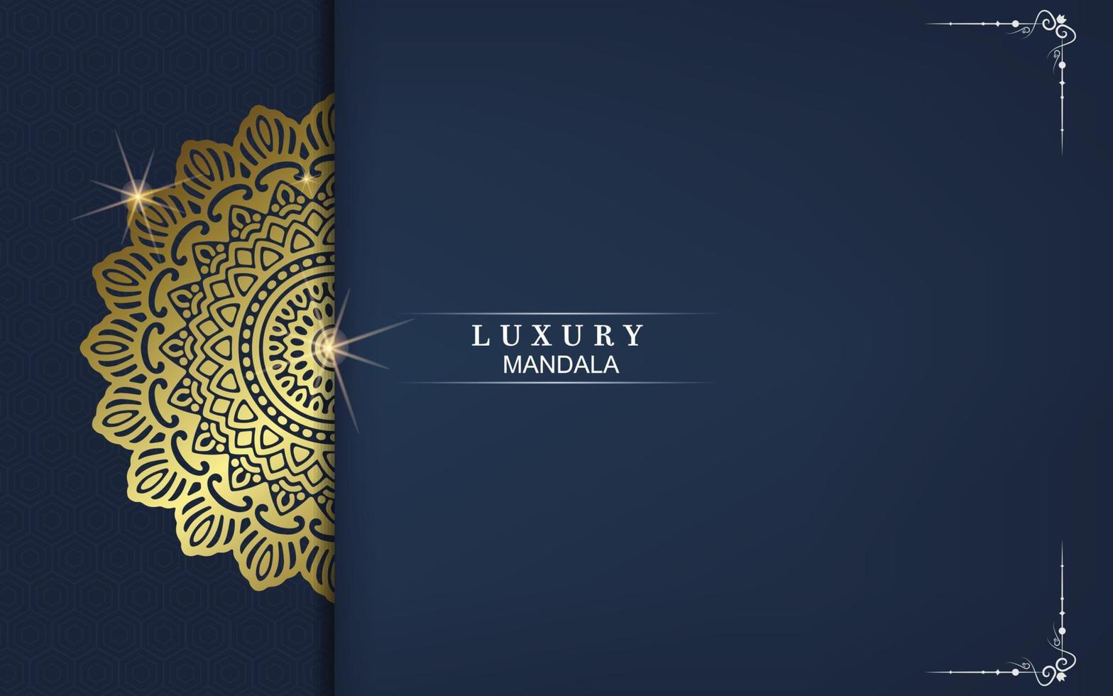 Mandala template with elegant, classic elements. Great for invitation, flyer, menu, brochure, background vector