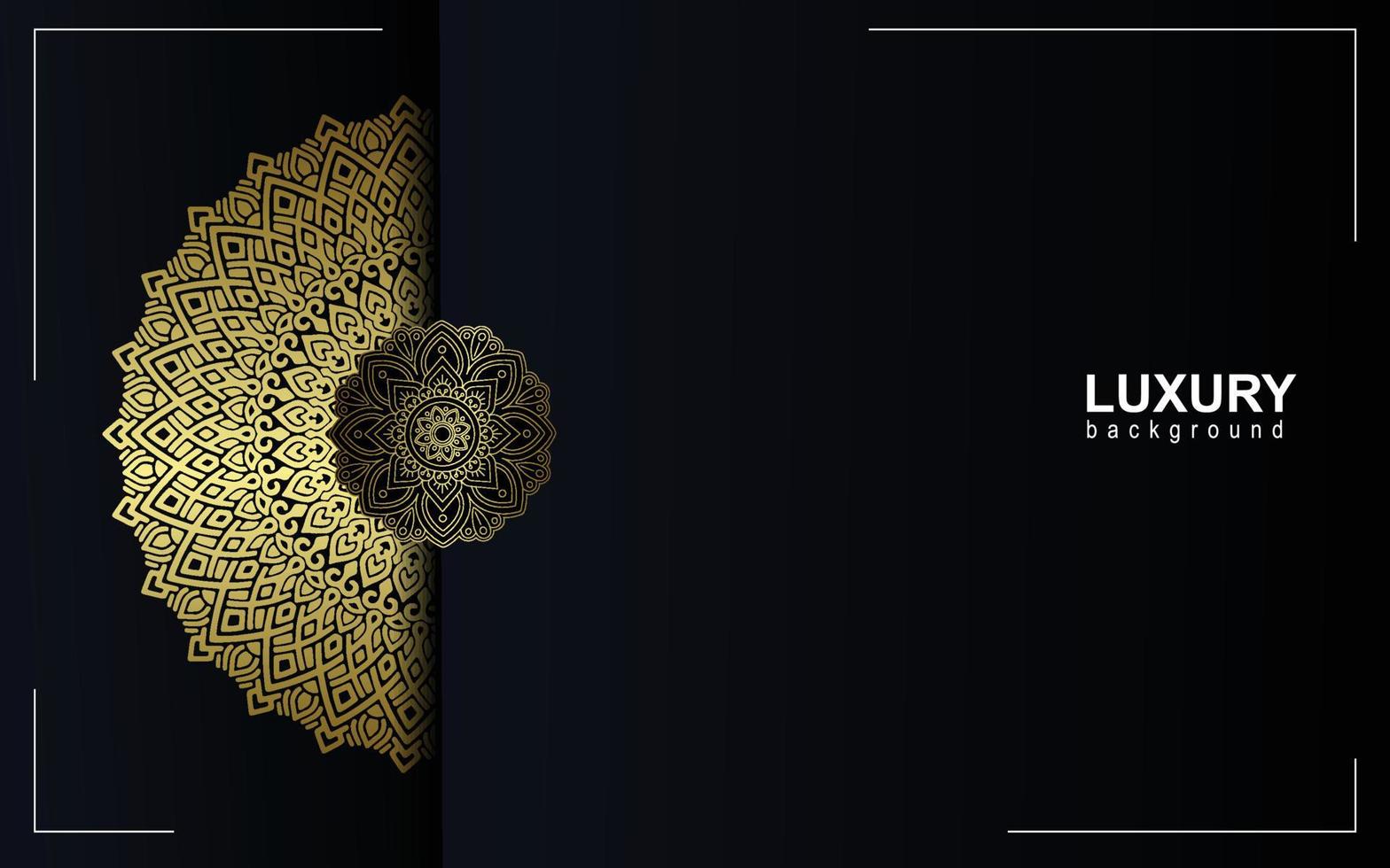 Mandala template with elegant, classic elements. Great for invitation, flyer, menu, brochure, background vector