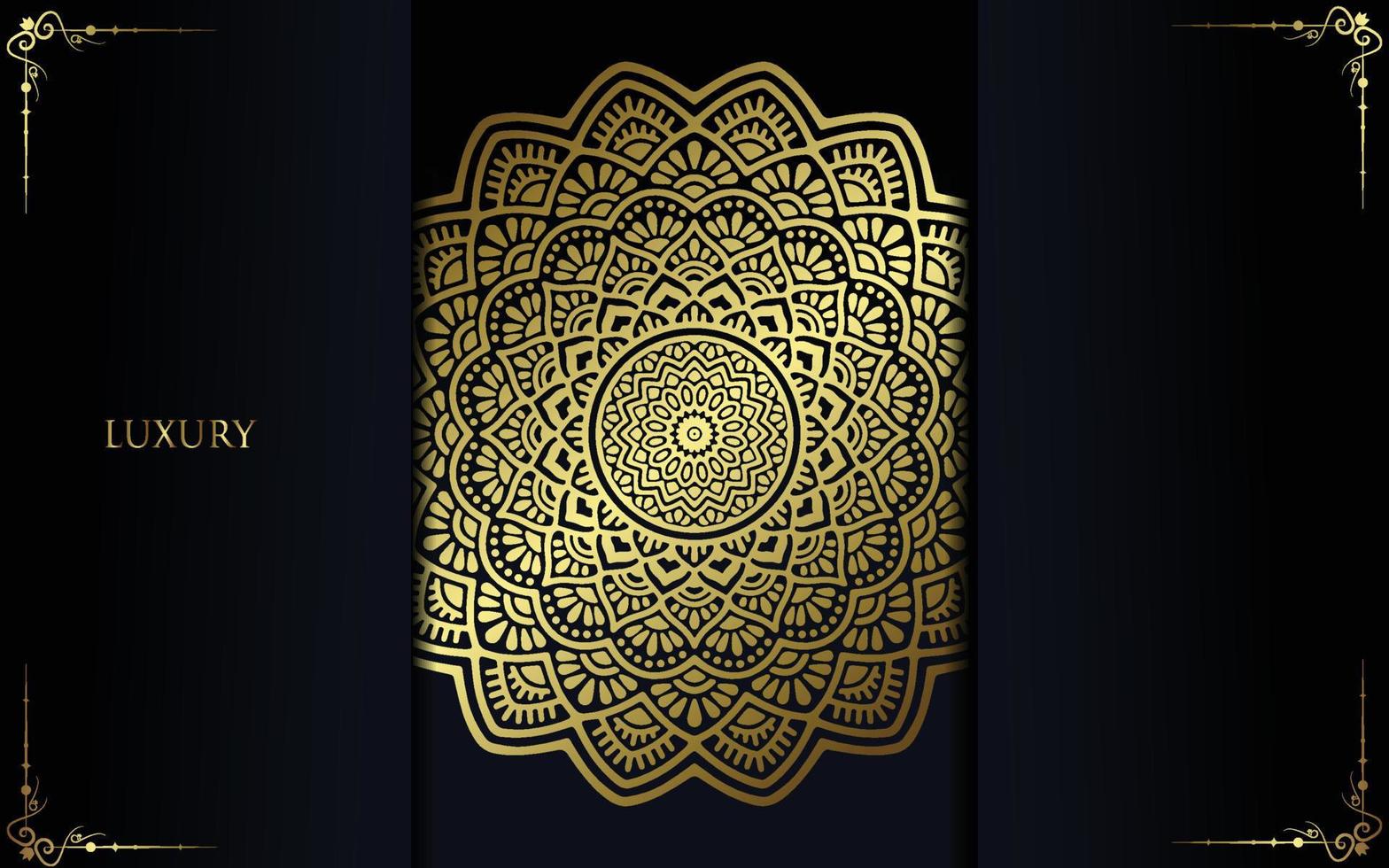 Luxury ornamental mandala background with arabic islamic east pattern style vector