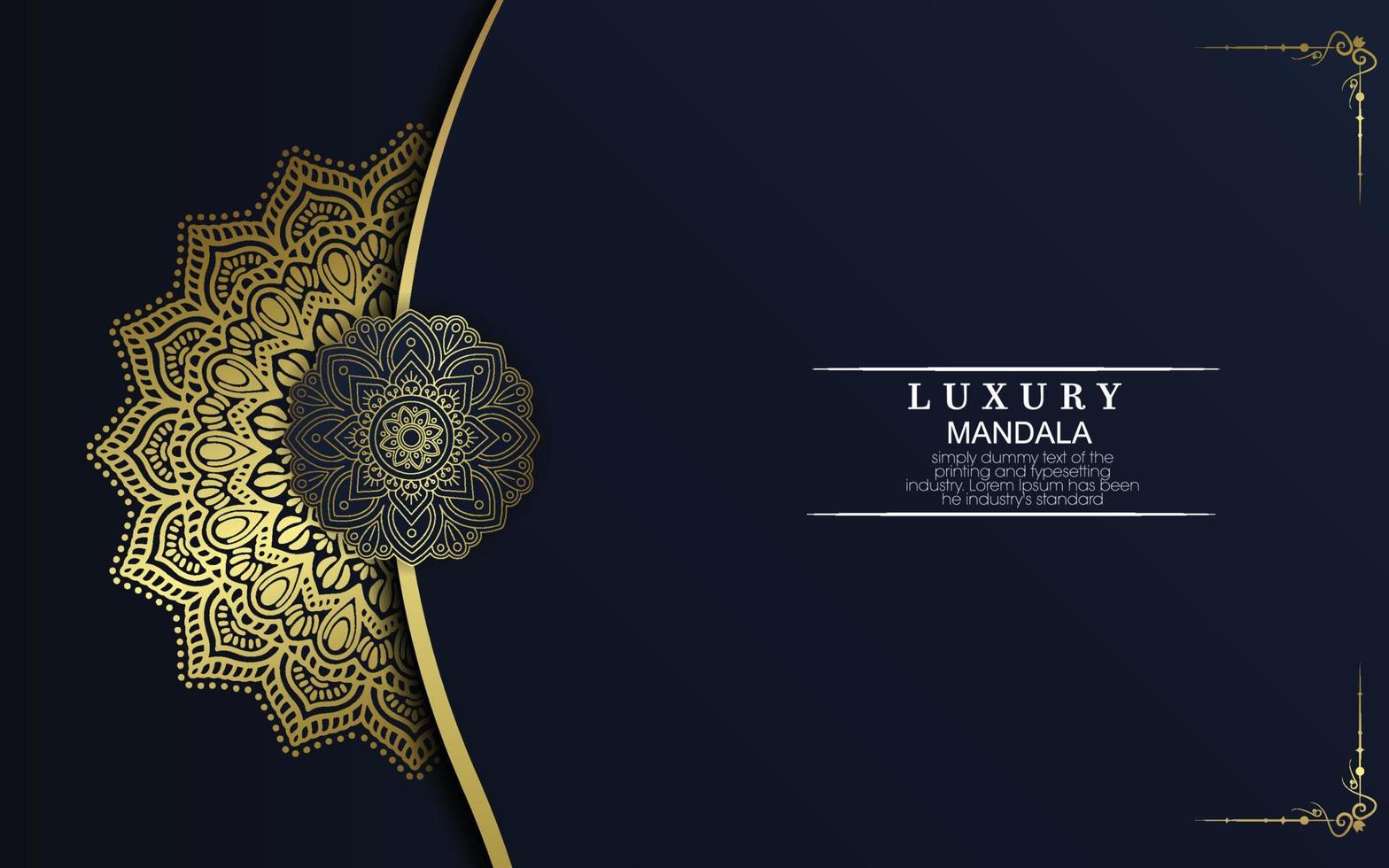 Luxury ornamental mandala background with arabic islamic east pattern style vector