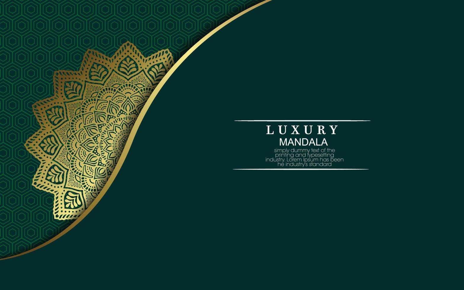 Luxury ornamental mandala background with arabic islamic east pattern style vector