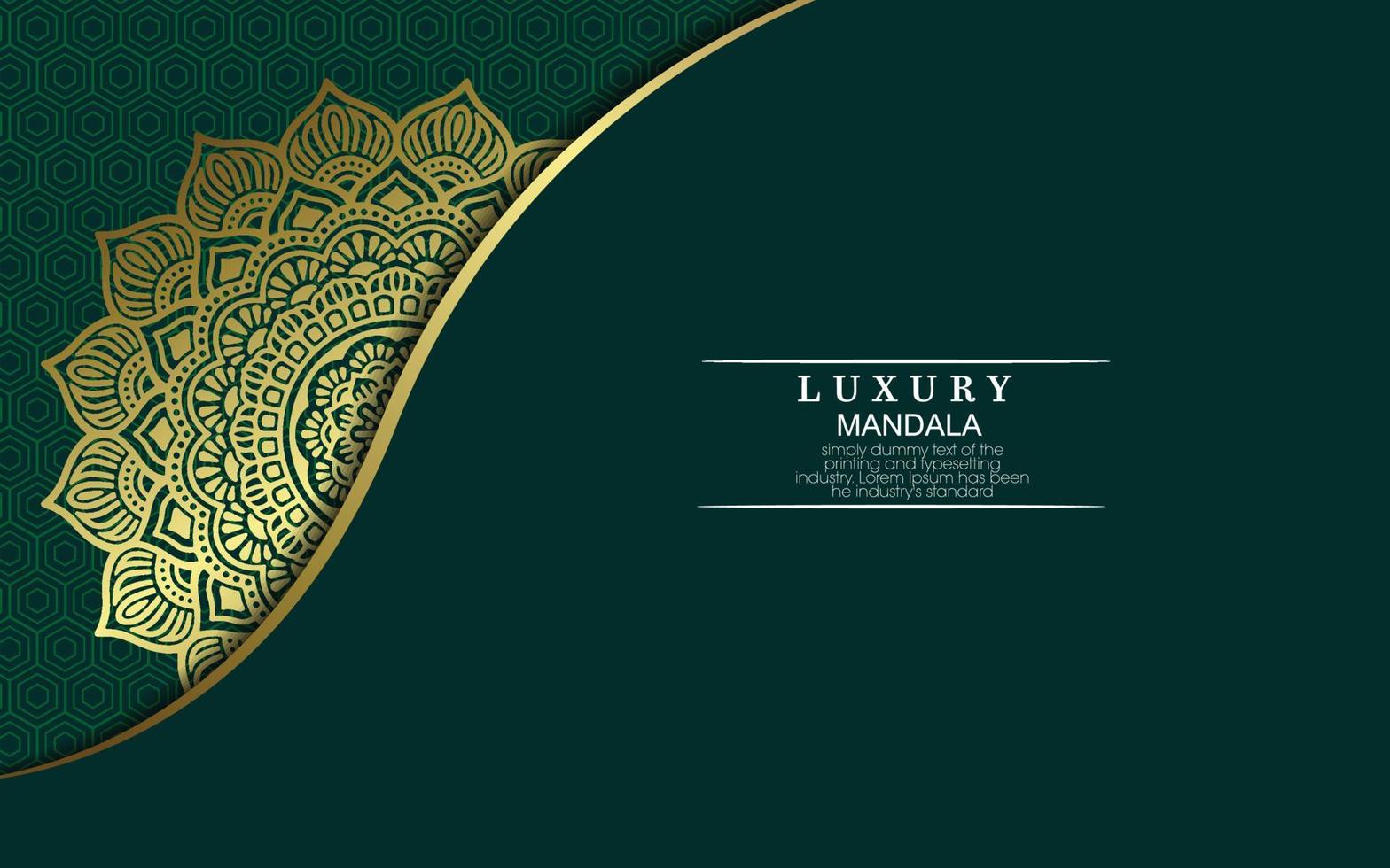 Luxury ornamental mandala background with arabic islamic east pattern style vector