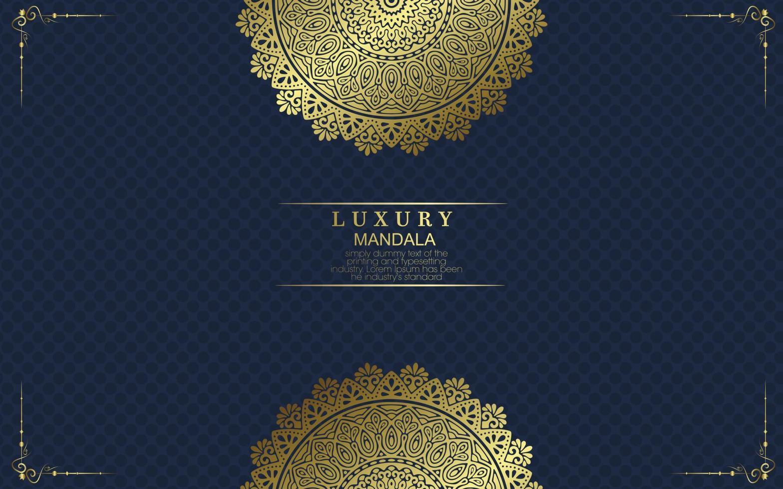 Luxury ornamental mandala background with arabic islamic east pattern style vector