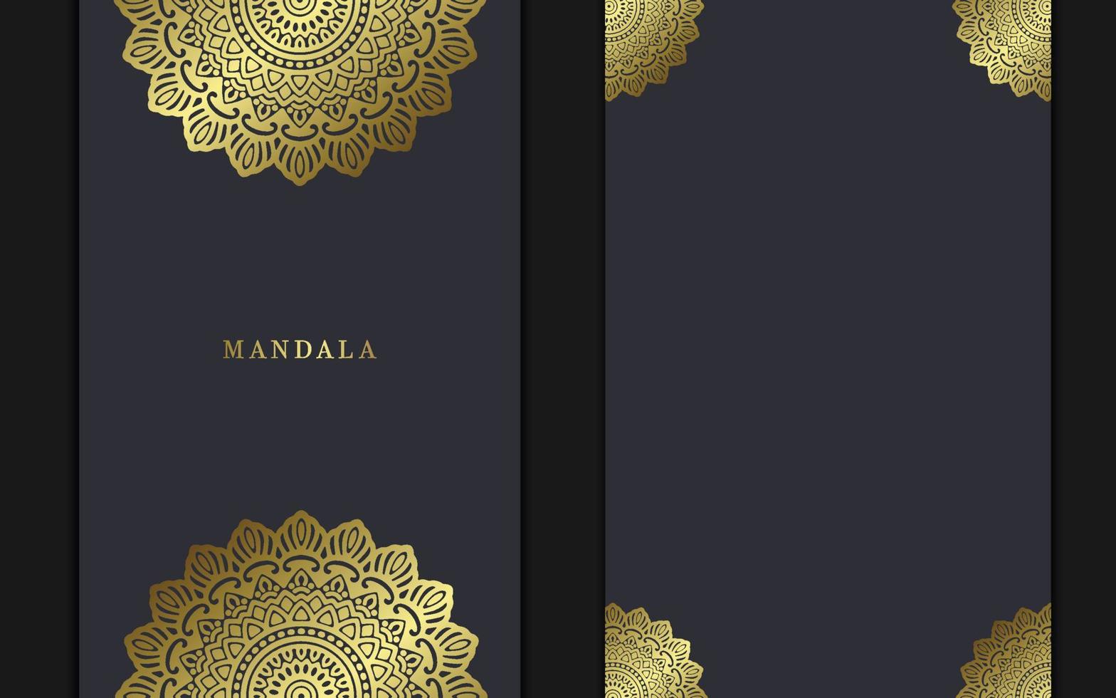 Mandala template with elegant, classic elements. Great for invitation, flyer, menu, brochure, background vector