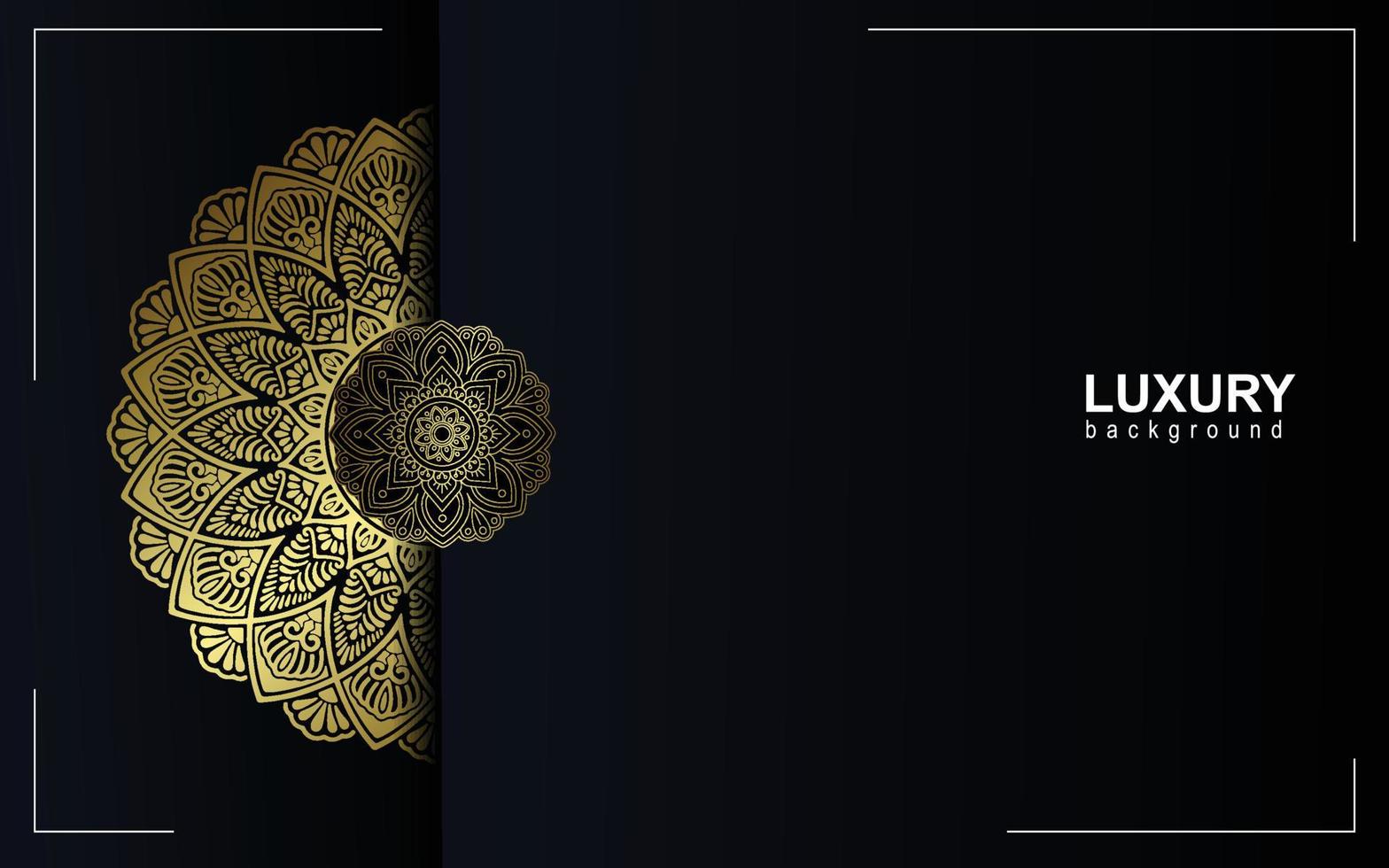 Mandala template with elegant, classic elements. Great for invitation, flyer, menu, brochure, background vector