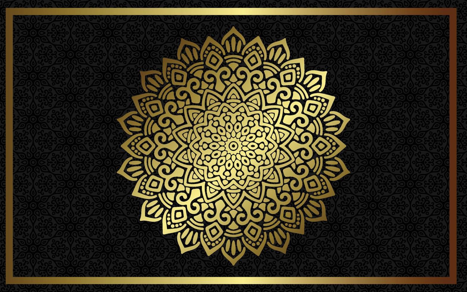 Mandala template with elegant, classic elements. Great for invitation, flyer, menu, brochure, background vector