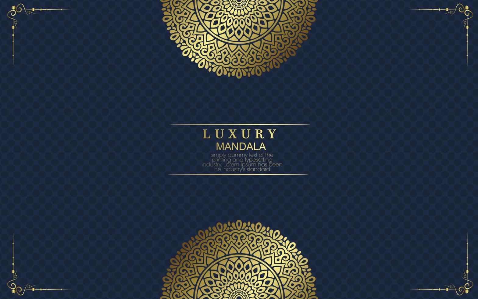 Luxury ornamental mandala background with arabic islamic east pattern style vector