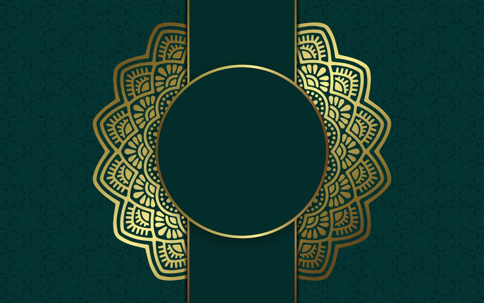 Fondo de mandala ornamental de lujo con estilo de patrón oriental islámico árabe vector