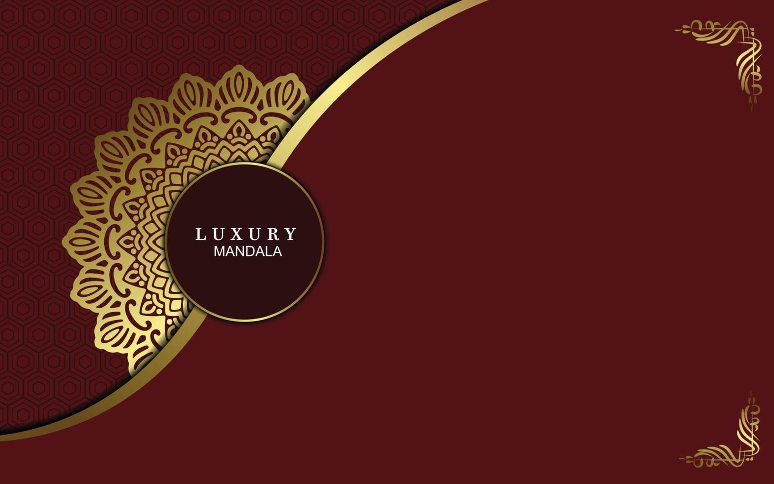 Mandala template with elegant, classic elements. Great for invitation, flyer, menu, brochure, background vector