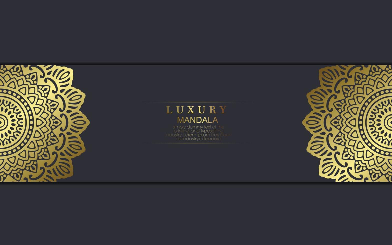 Mandala template with elegant, classic elements. Great for invitation, flyer, menu, brochure, background vector