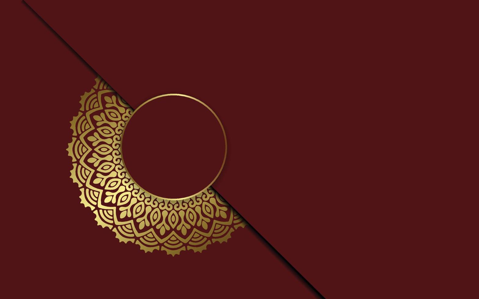 Mandala template with elegant, classic elements. Great for invitation, flyer, menu, brochure, background vector