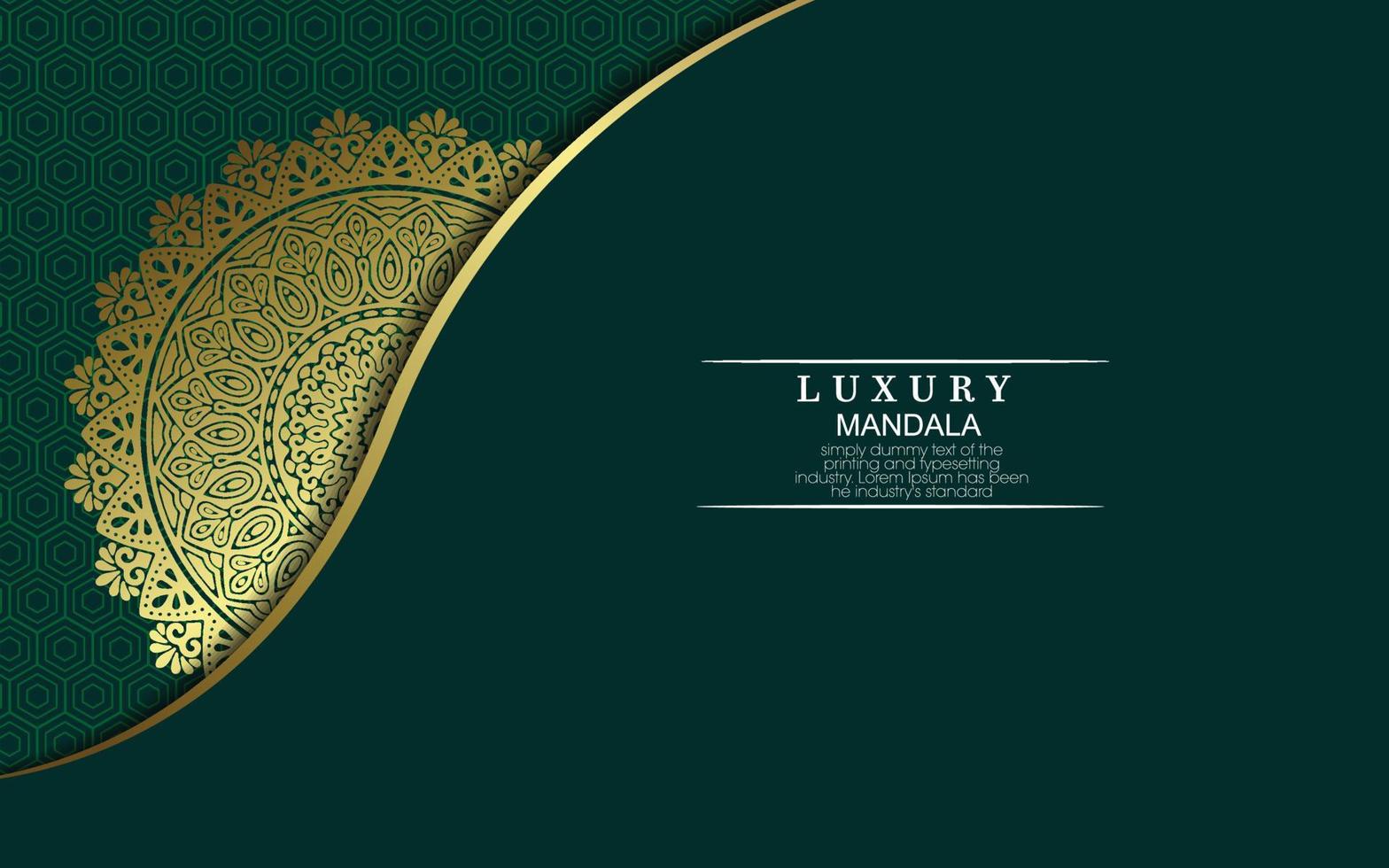 Luxury ornamental mandala background with arabic islamic east pattern style vector