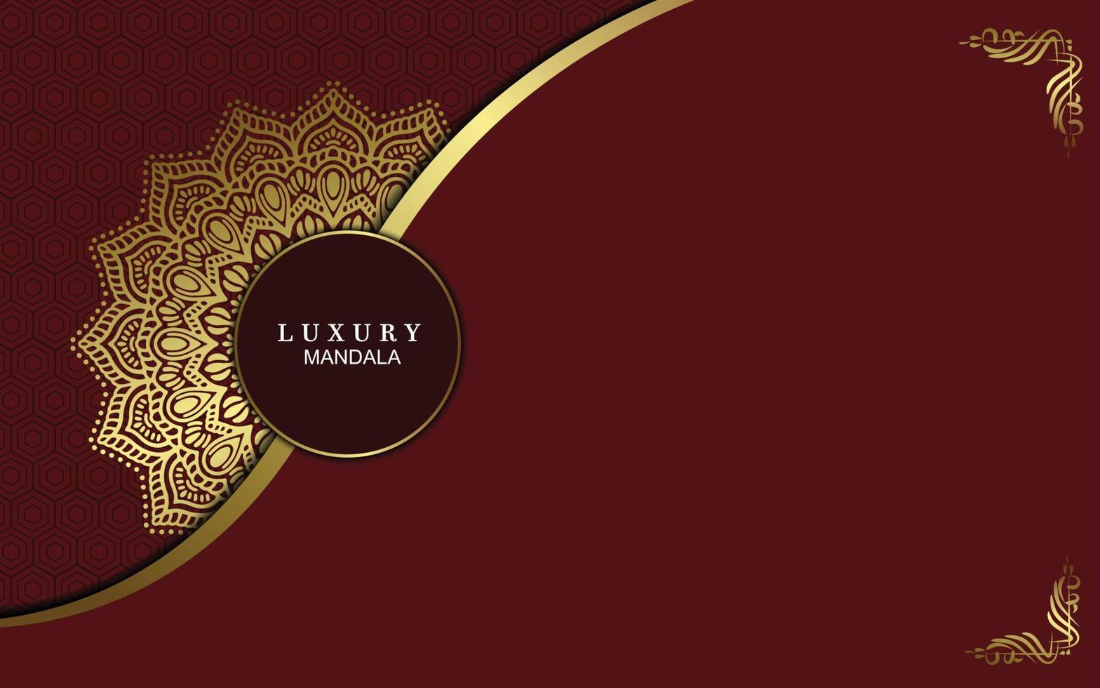 Luxury ornamental mandala background with arabic islamic east pattern style vector