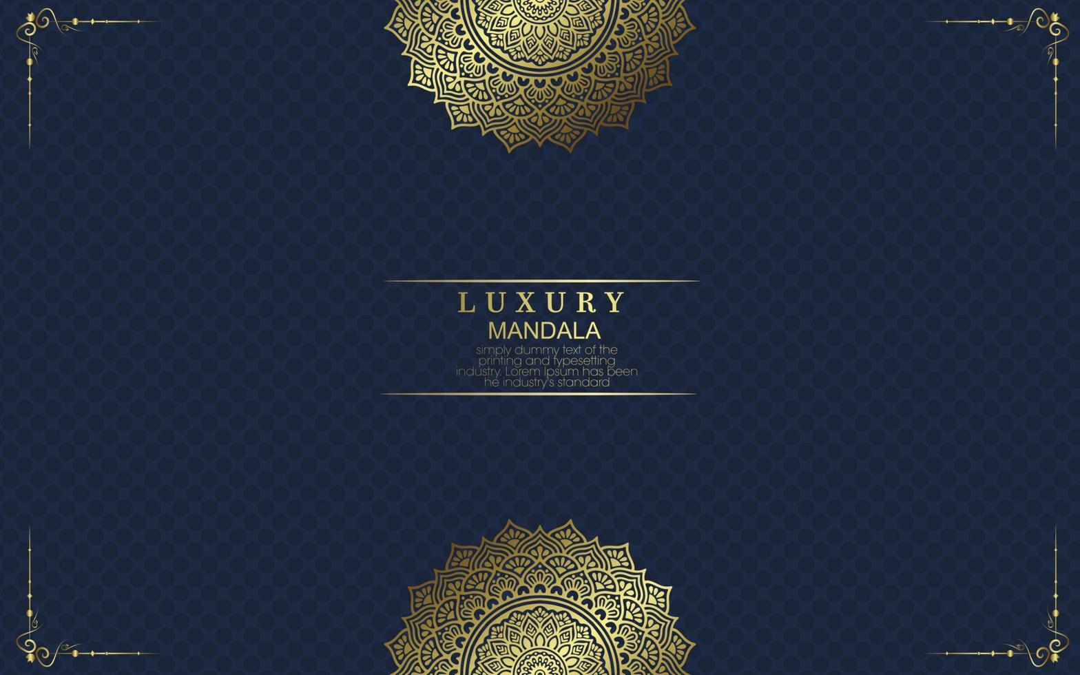 Luxury ornamental mandala background with arabic islamic east pattern style vector