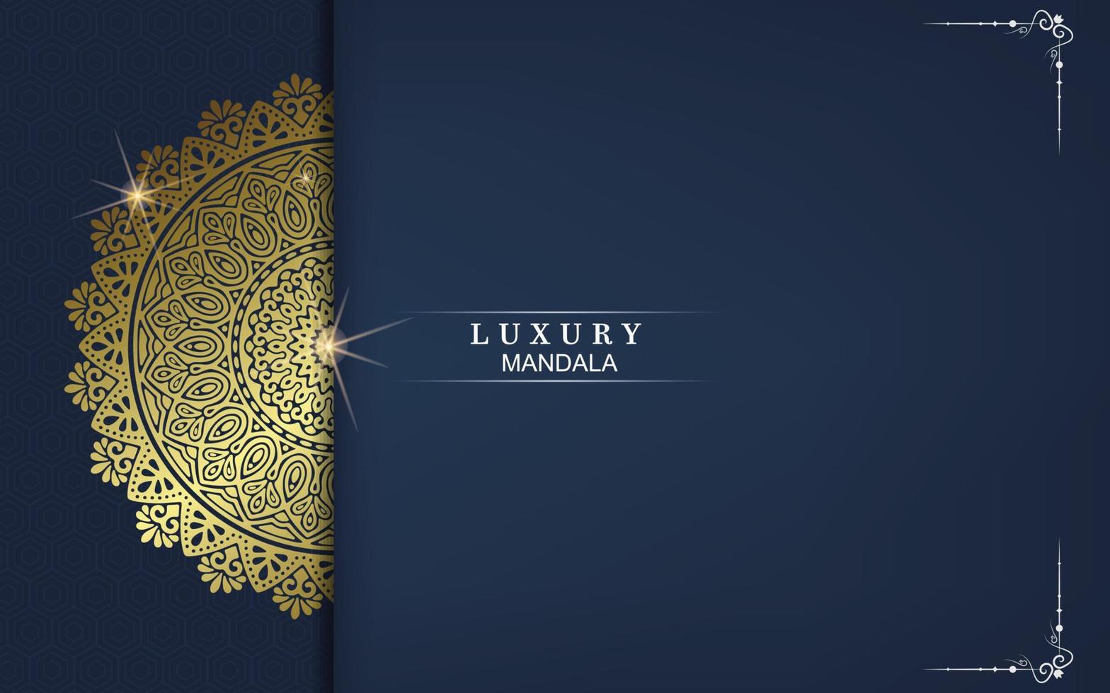 Luxury ornamental mandala background with arabic islamic east pattern style vector