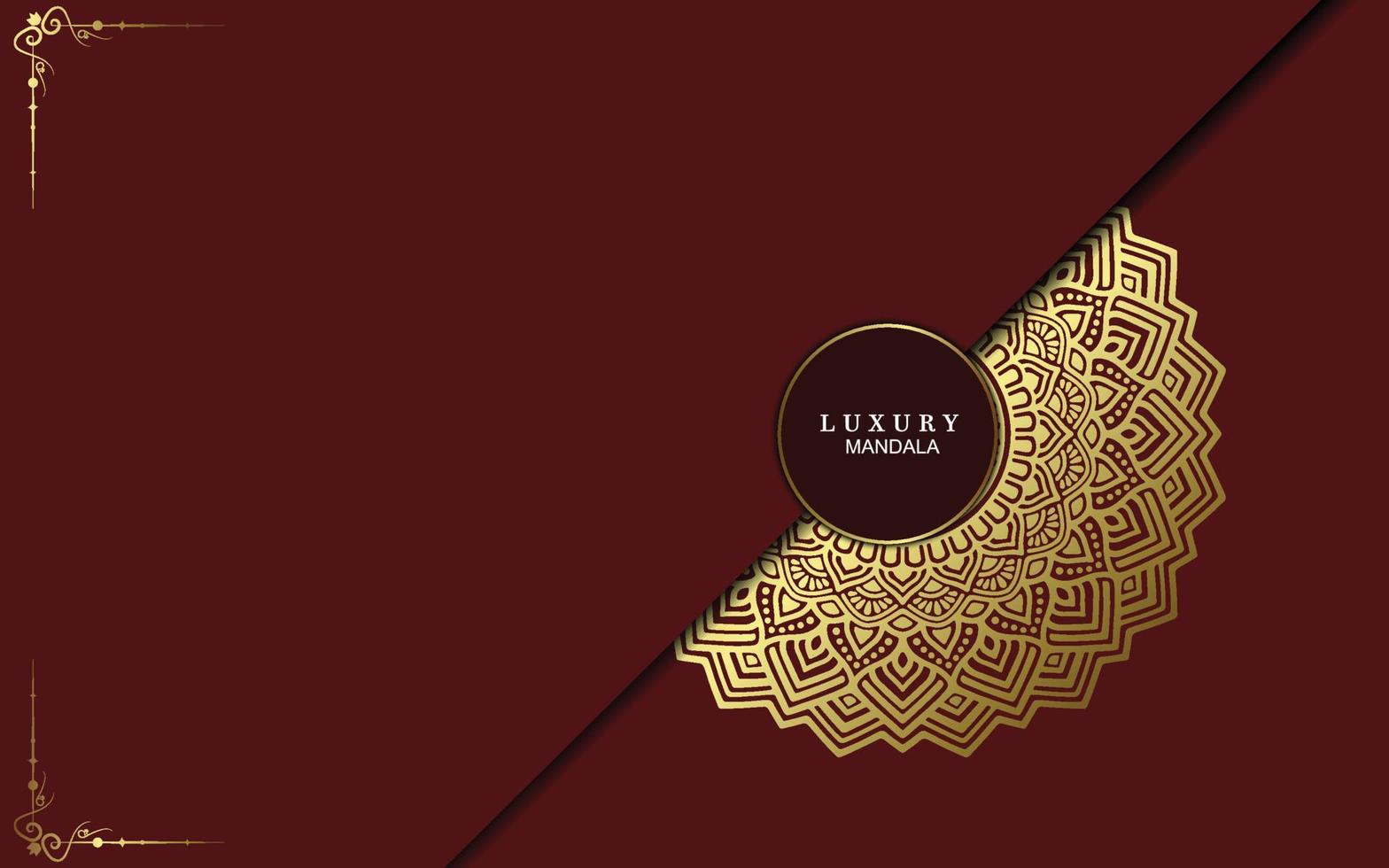 Luxury mandala background with golden arabesque pattern Arabic Islamic east style. Ramadan Style Decorative mandala. Mandala for print, poster, cover, brochure, flyer, banner vector