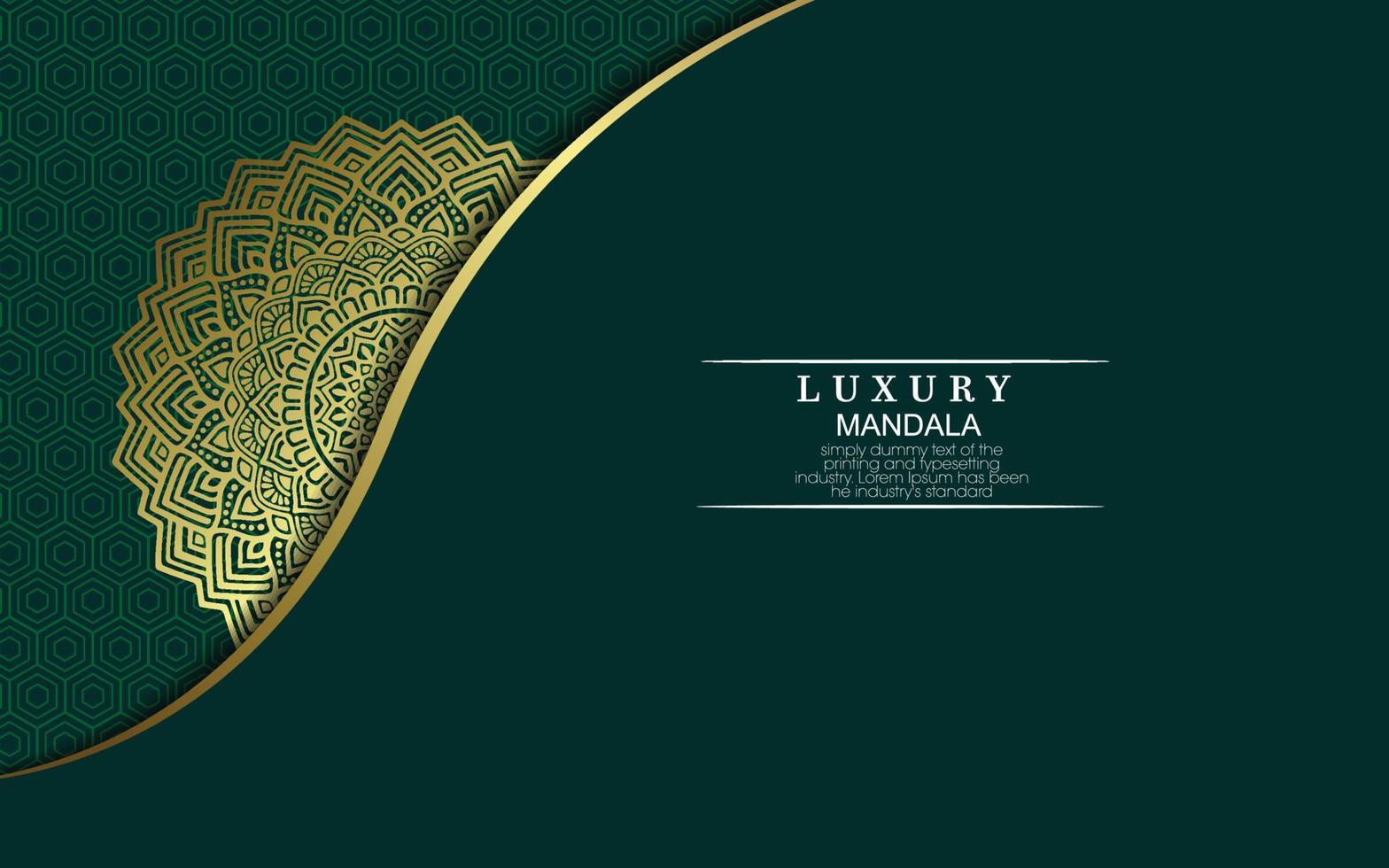 Luxury mandala background with golden arabesque pattern Arabic Islamic east style. Ramadan Style Decorative mandala. Mandala for print, poster, cover, brochure, flyer, banner vector