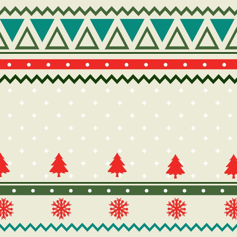 Christmas sweater seamless pattern vector