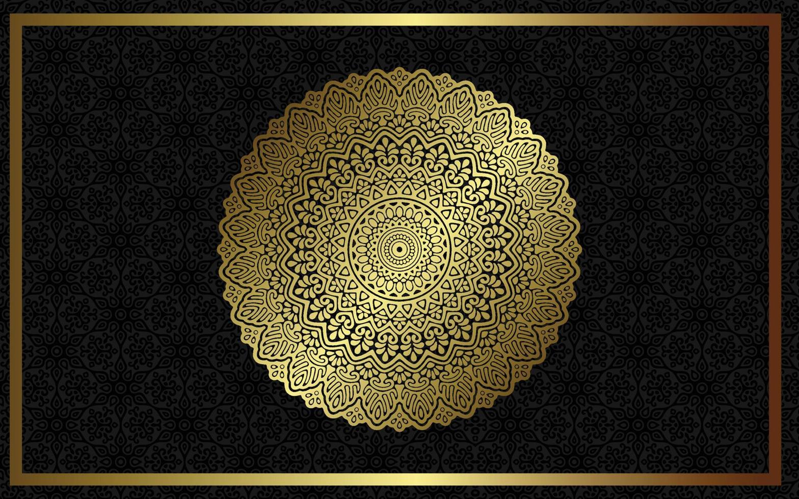 Mandala template with elegant, classic elements. Great for invitation, flyer, menu, brochure, background vector