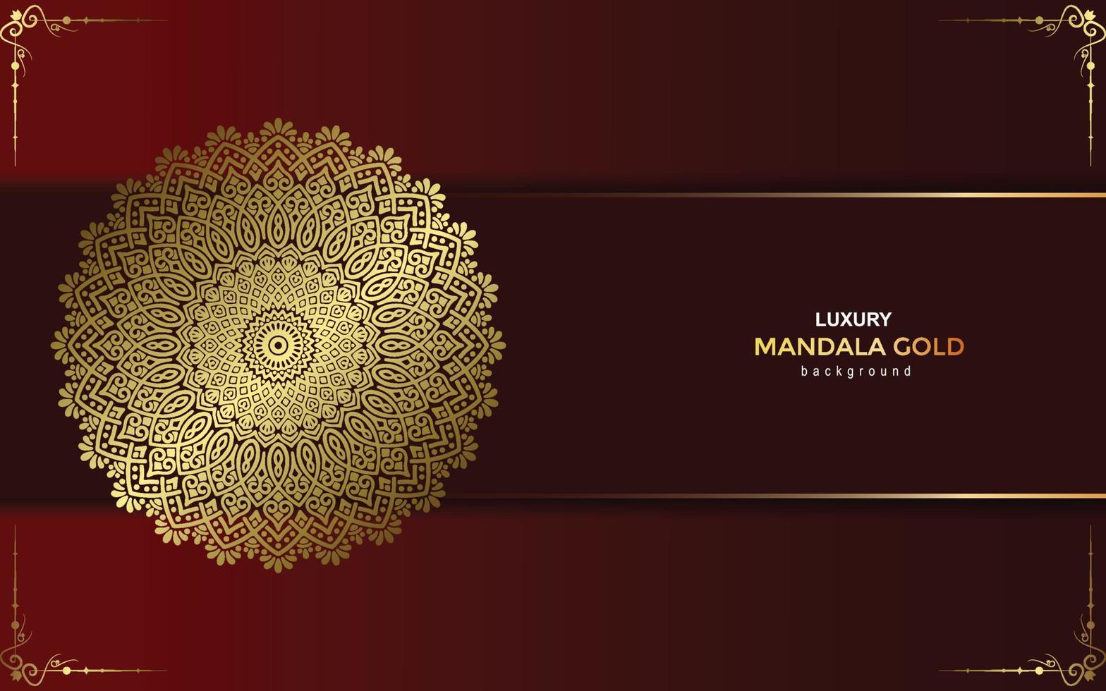 Mandala template with elegant, classic elements. Great for invitation, flyer, menu, brochure, background vector