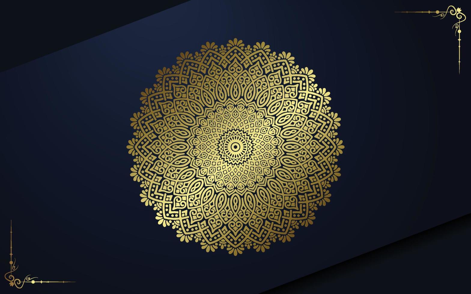 Mandala template with elegant, classic elements. Great for invitation, flyer, menu, brochure, background vector