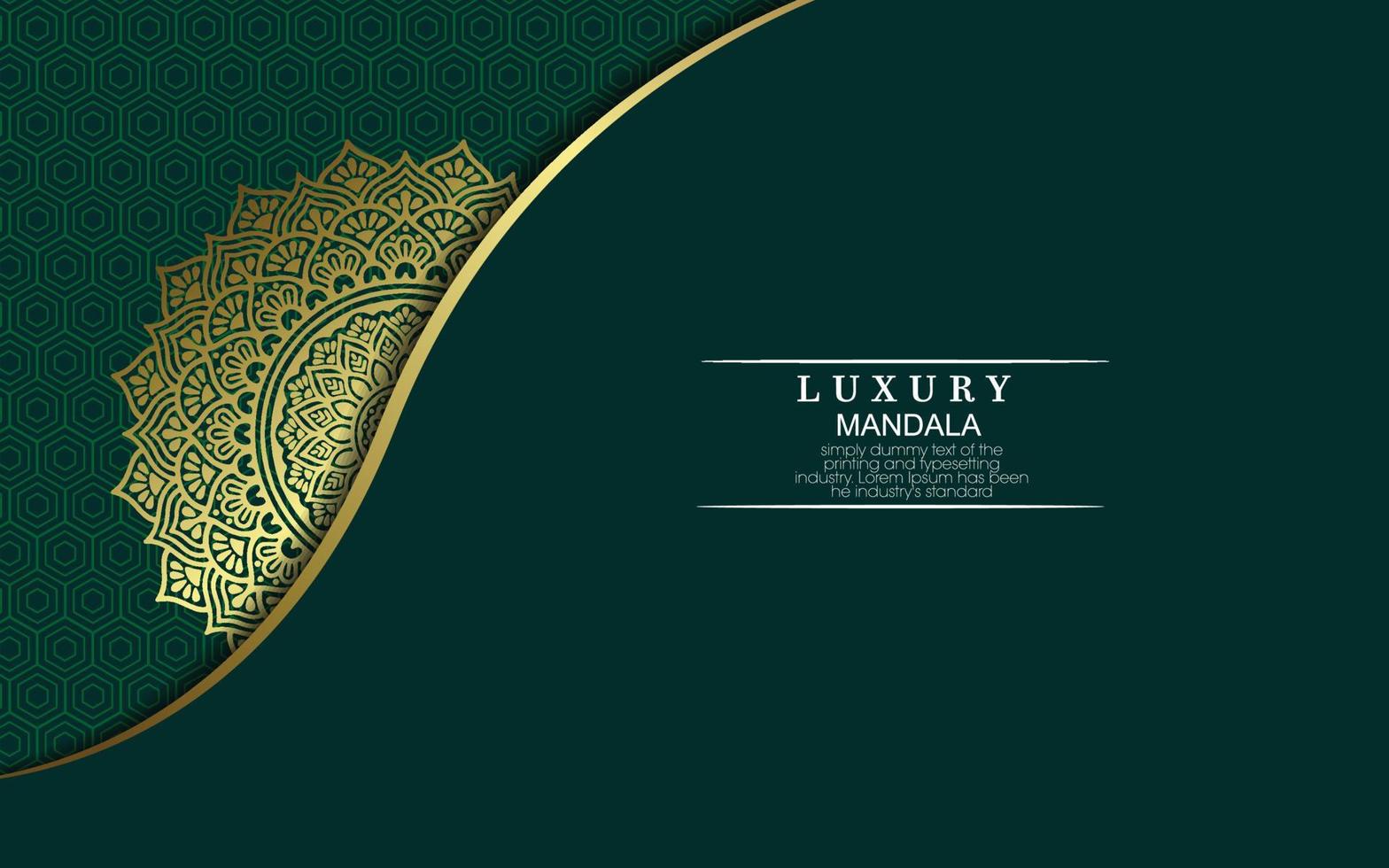 Luxury ornamental mandala background with arabic islamic east pattern style vector