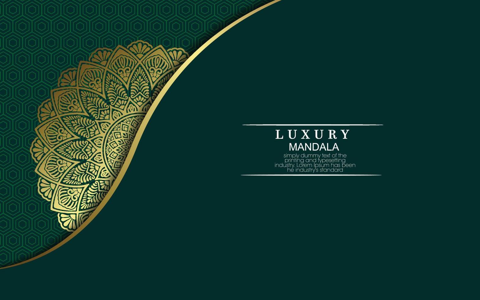 Luxury ornamental mandala background with arabic islamic east pattern style vector