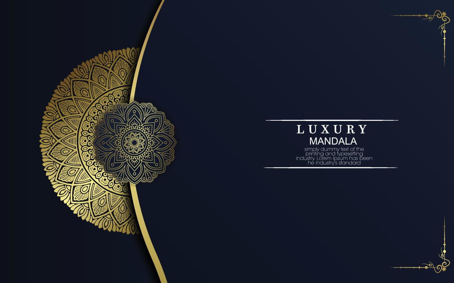 Luxury ornamental mandala background with arabic islamic east pattern style vector