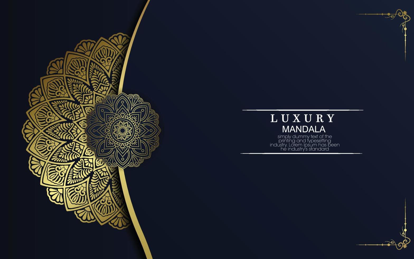 Luxury ornamental mandala background with arabic islamic east pattern style vector