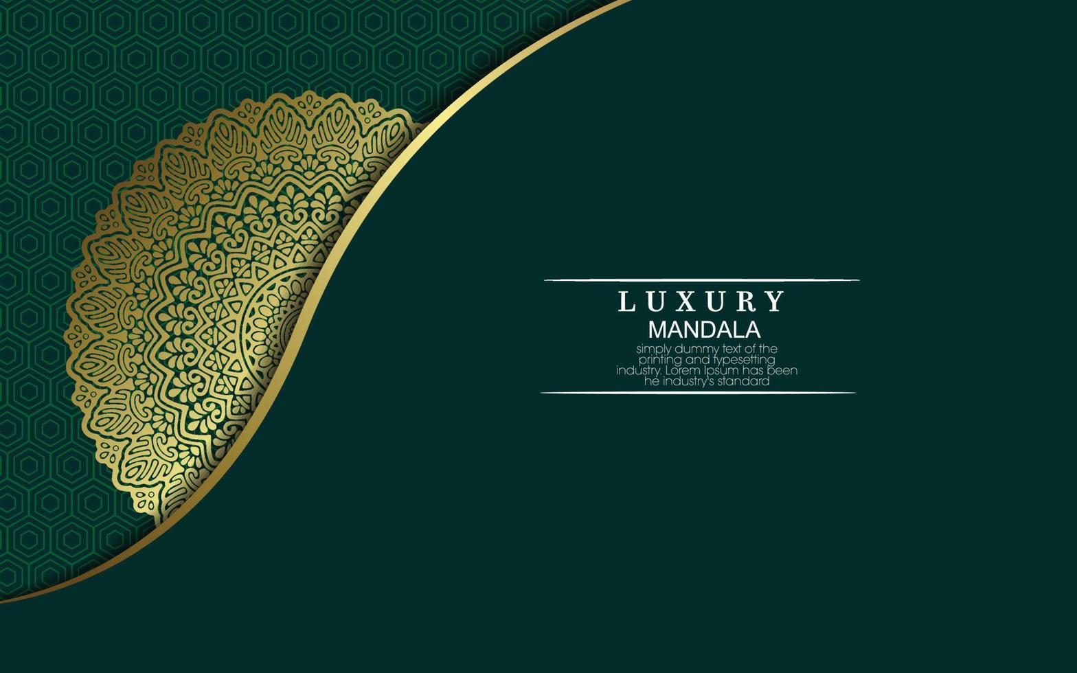 Mandala template with elegant, classic elements. Great for invitation, flyer, menu, brochure, background vector