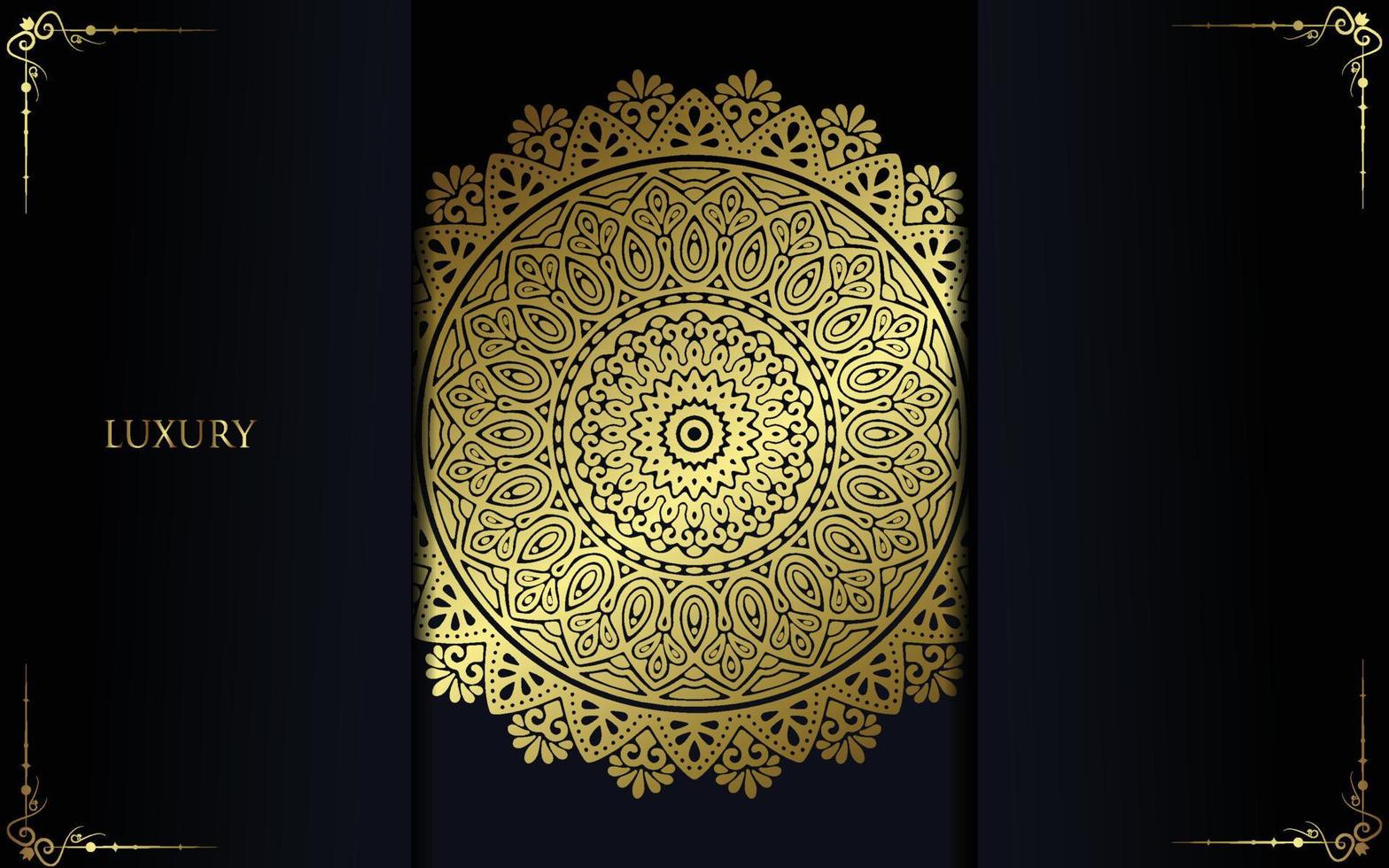 Luxury ornamental mandala background with arabic islamic east pattern style vector