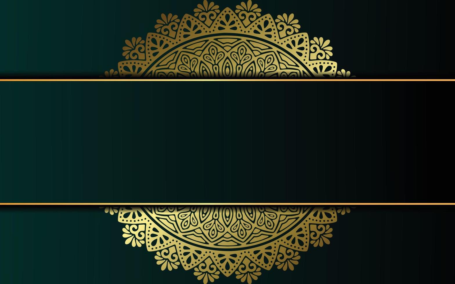 Fondo de mandala ornamental de lujo con estilo de patrón oriental islámico árabe vector