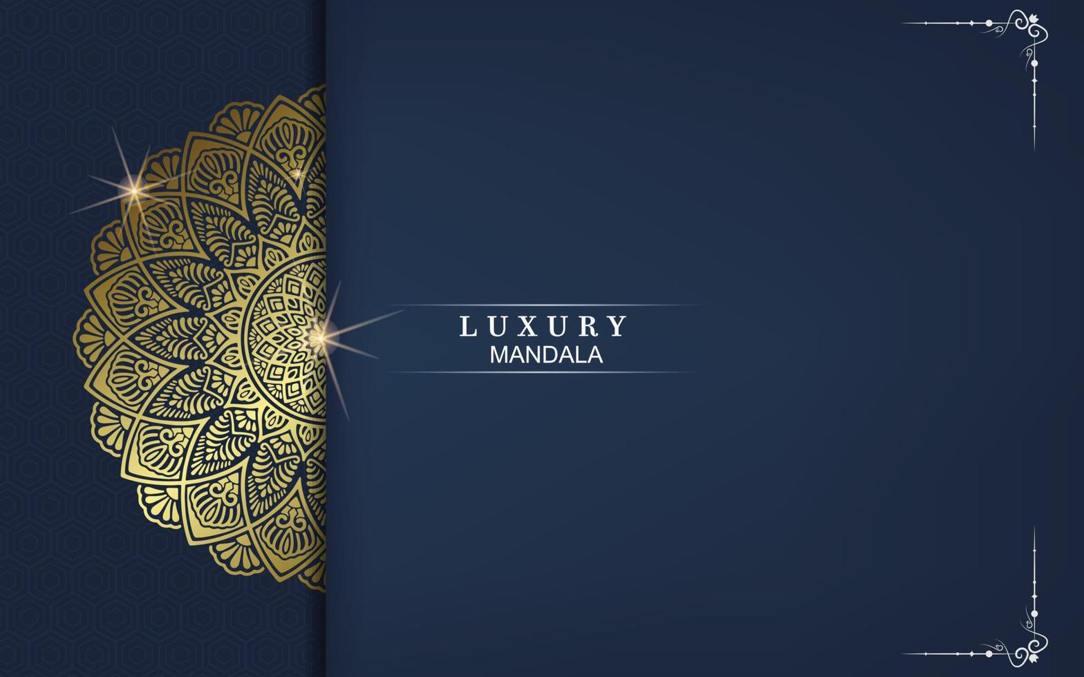 Luxury ornamental mandala background with arabic islamic east pattern style vector