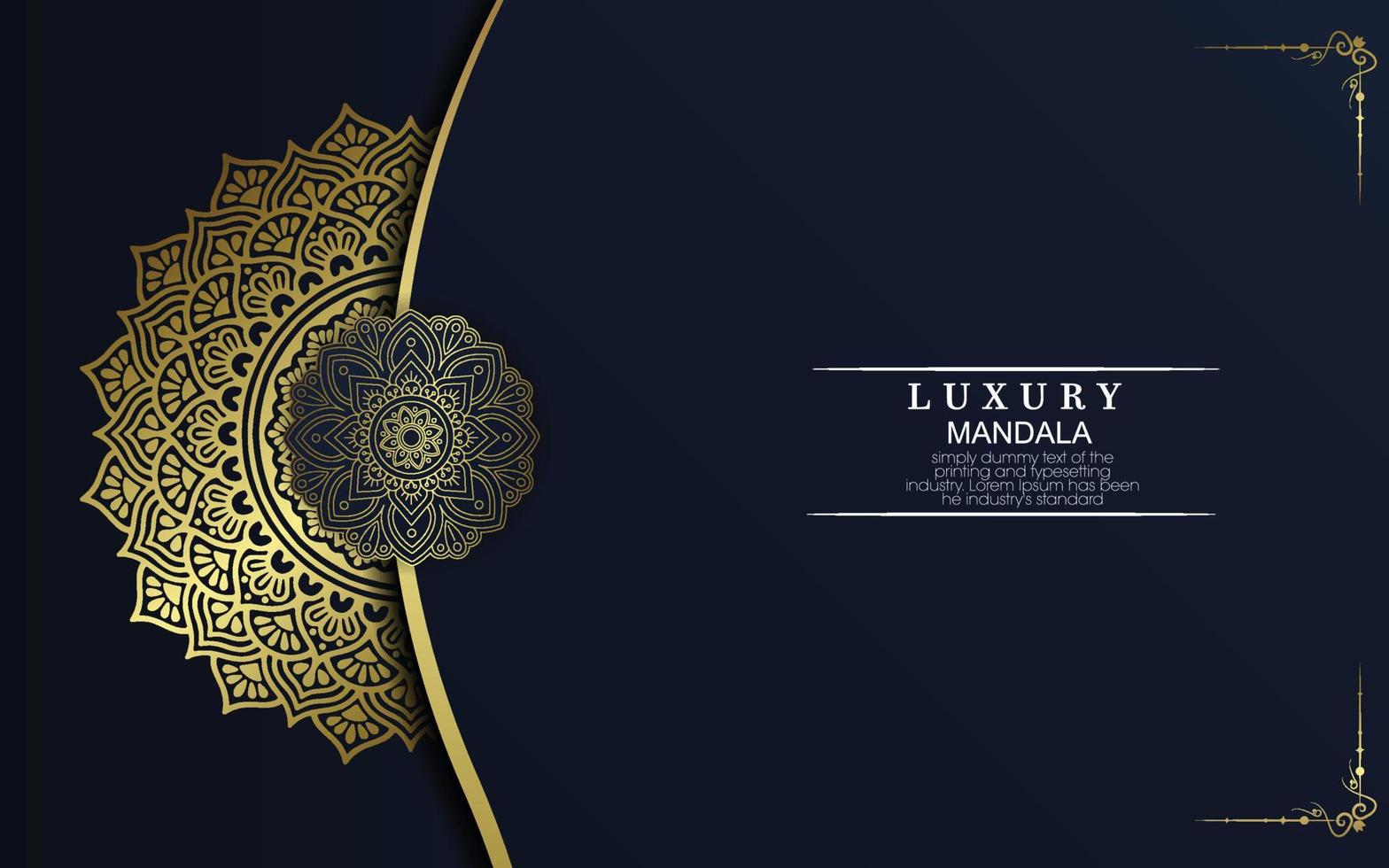 Luxury ornamental mandala background with arabic islamic east pattern style vector