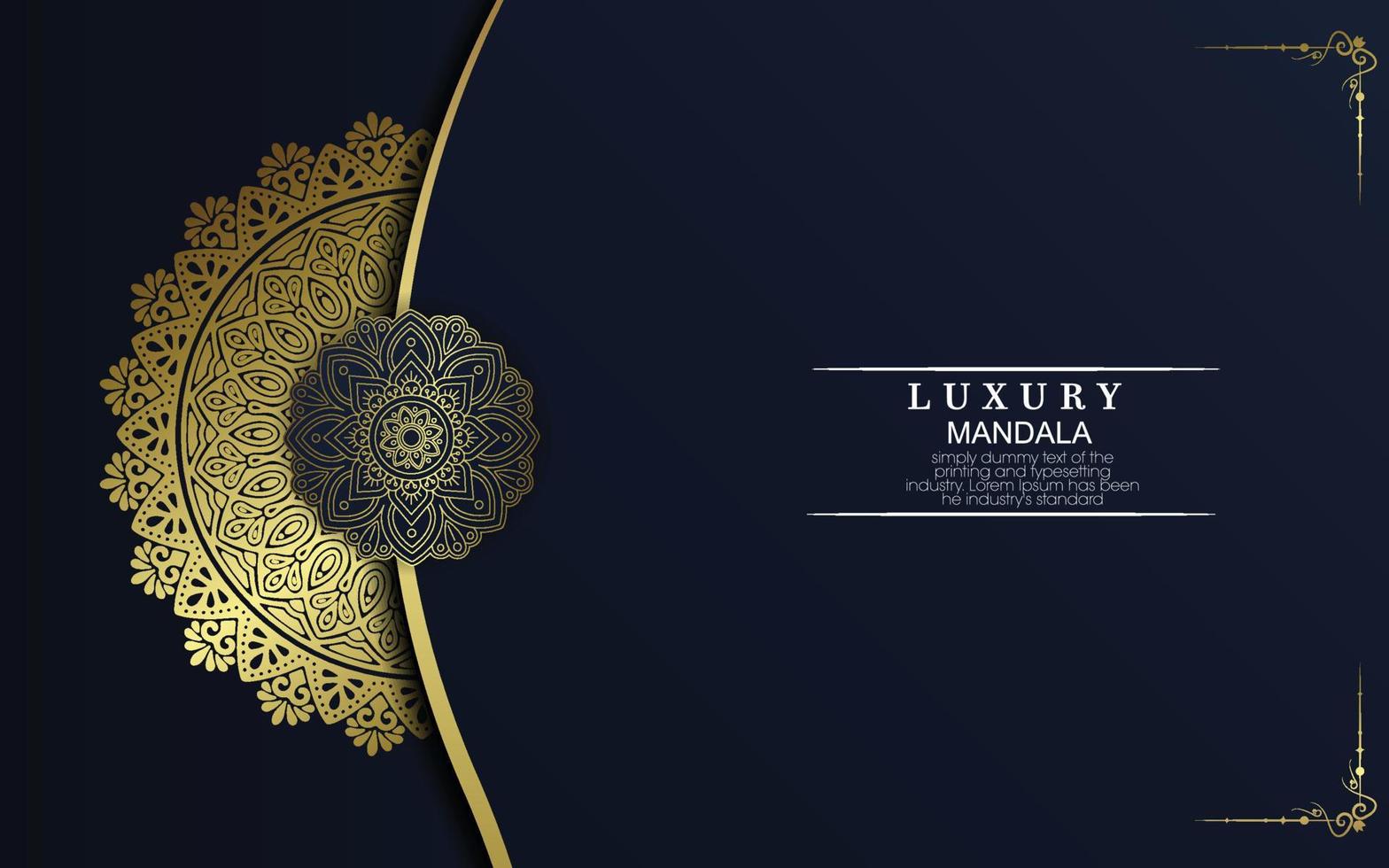 Luxury ornamental mandala background with arabic islamic east pattern style vector