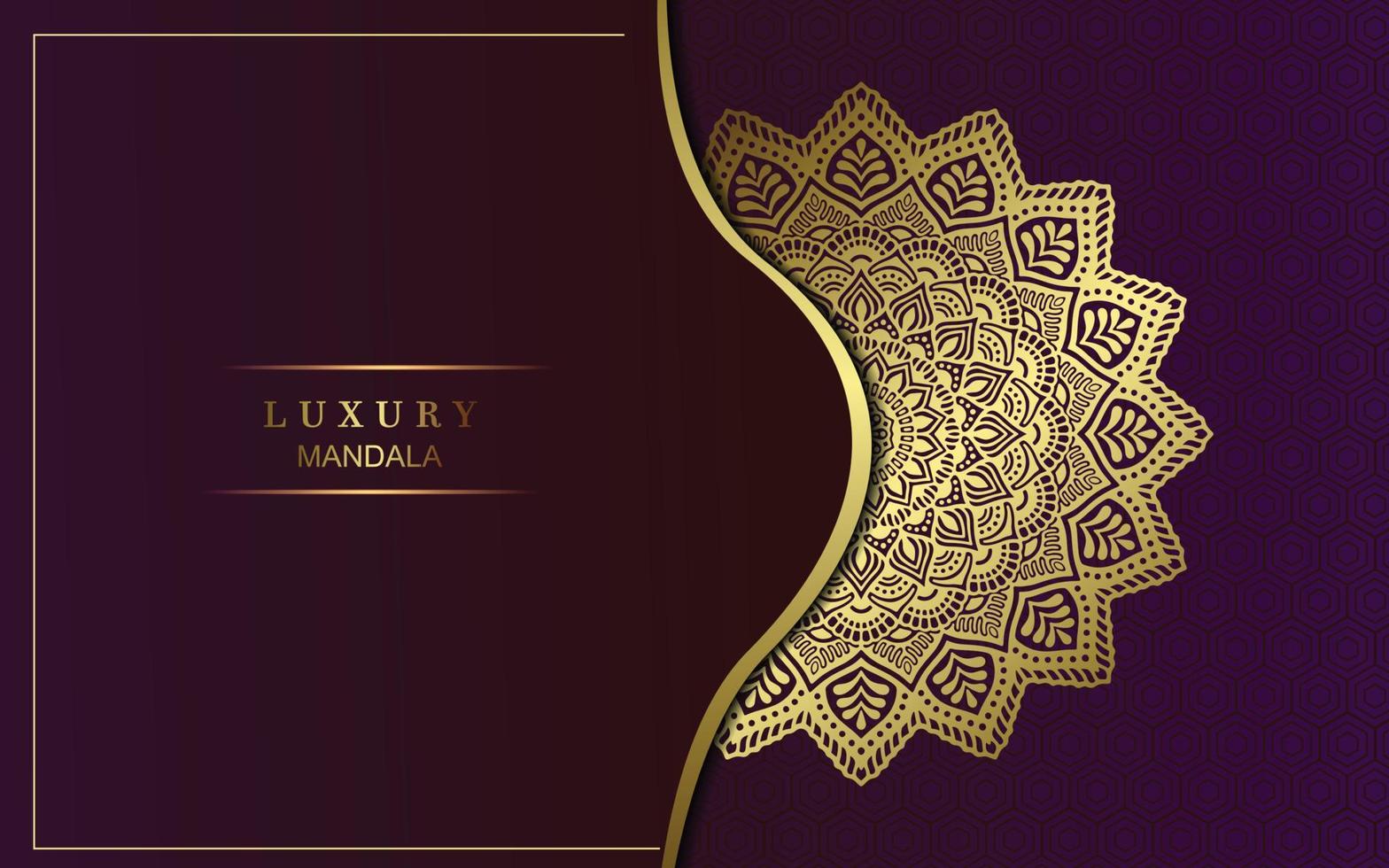 Luxury ornamental mandala background with arabic islamic east pattern style vector