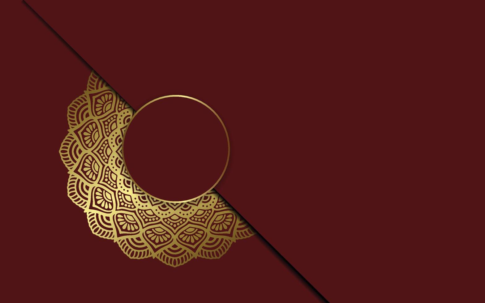 Luxury mandala background with golden arabesque pattern Arabic Islamic east style. Ramadan Style Decorative mandala. Mandala for print, poster, cover, brochure, flyer, banner vector